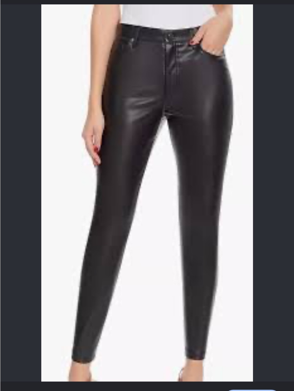 Sam Edelman faux leather pants, size 25